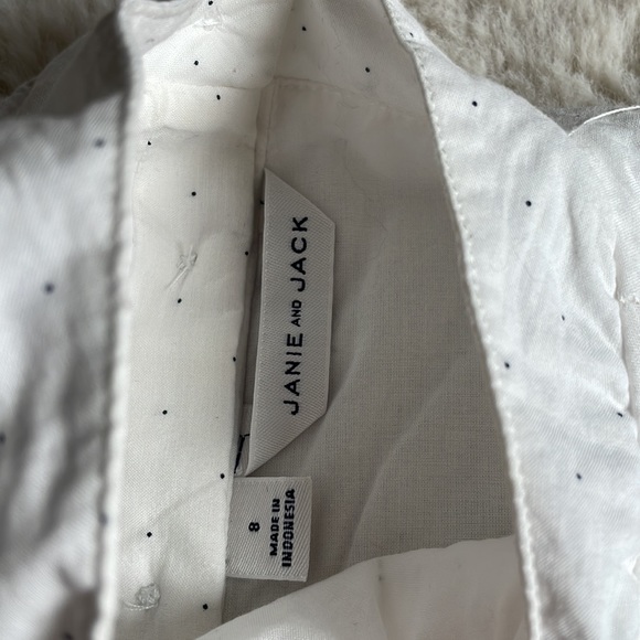 Janie and Jack | White Parisian Puff Sleeve Blouse | 8 - Picture 8 of 9